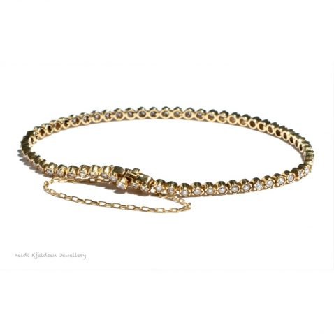 Heidi Kjeldsen Diamond & 18ct Yellow Gold Bracelet BA020X A