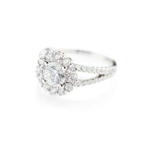 Heidi Kjeldsen Luxurious Diamond Cluster Engagement Ring R1107