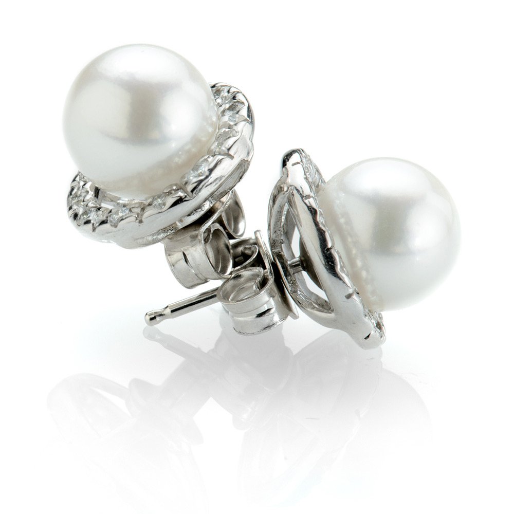 Heidi Kjeldsen Cultured Pearl & Diamond Earrings ER1798-2