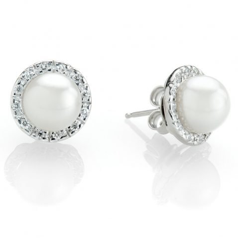 Heidi Kjeldsen Cultured Pearl & Diamond Earrings ER1798