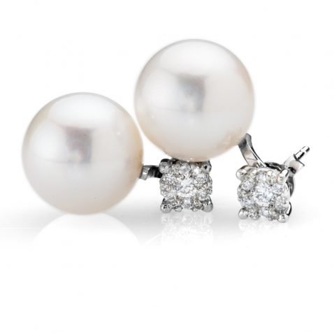 Heidi Kjeldsen Diamond & Detachable Cultured Pearl Earrings ER1929-2