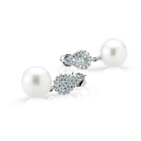 Heidi Kjeldsen Precious Diamond and Exquisite South Sea Pearl Drop Earrings ER1962