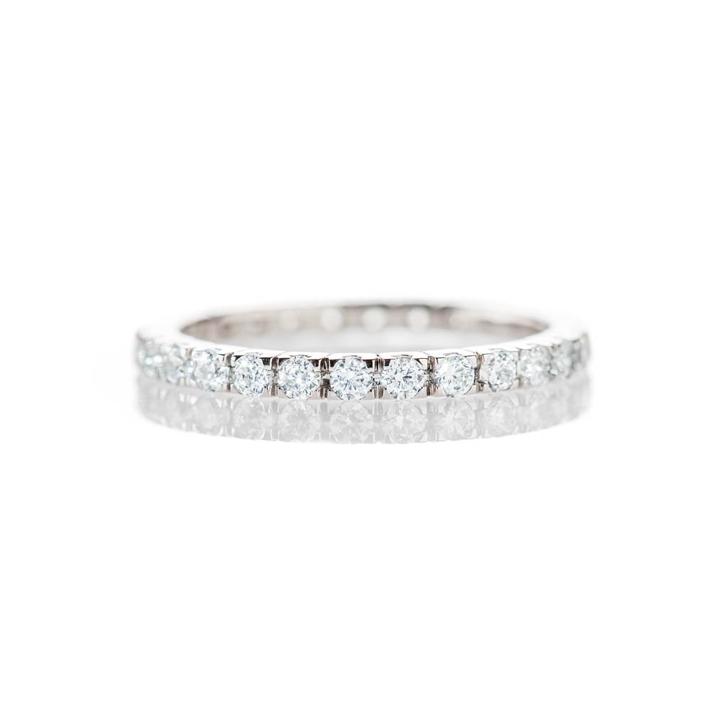 Heidi Kjeldsen Exquisitely Crafted Diamond 1.00ct And 18ct White Gold Full Eternity Ring R1264S