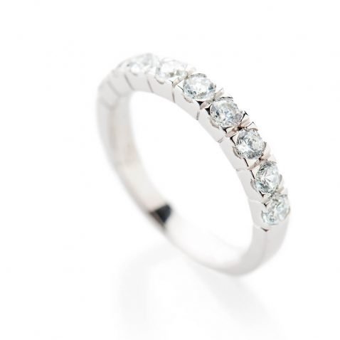 Heidi Kjeldsen Highly Desirable Diamond 1.00ct Half Eternity Ring R1262S Top