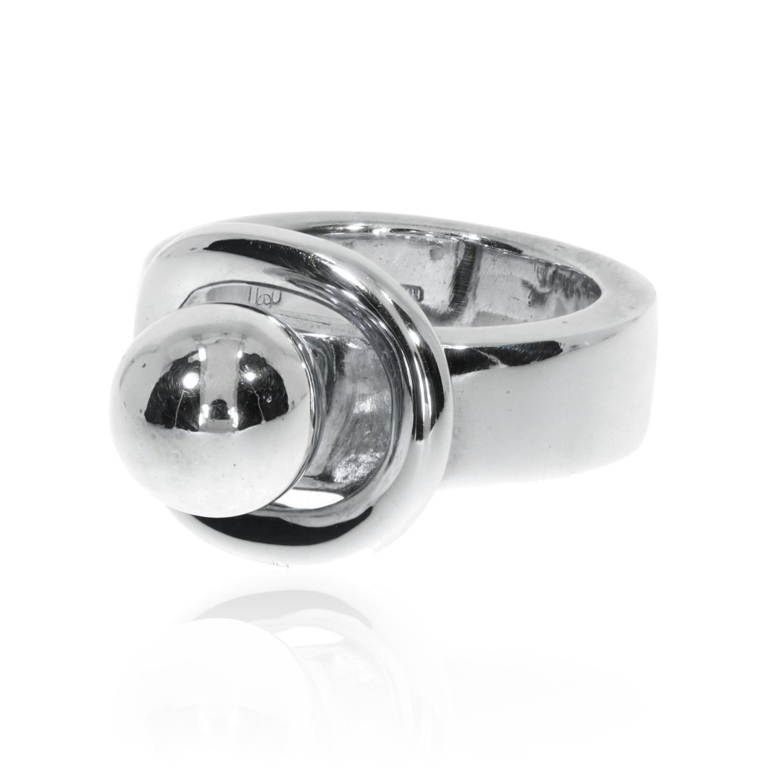 Fabulous Sterling Silver Interchangeable Globe Ring