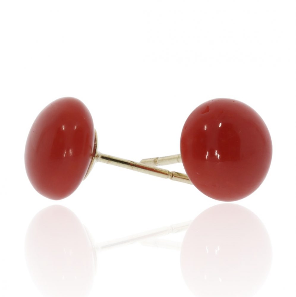 stylish sustainable Red Coral Earrings ER2215 Stack