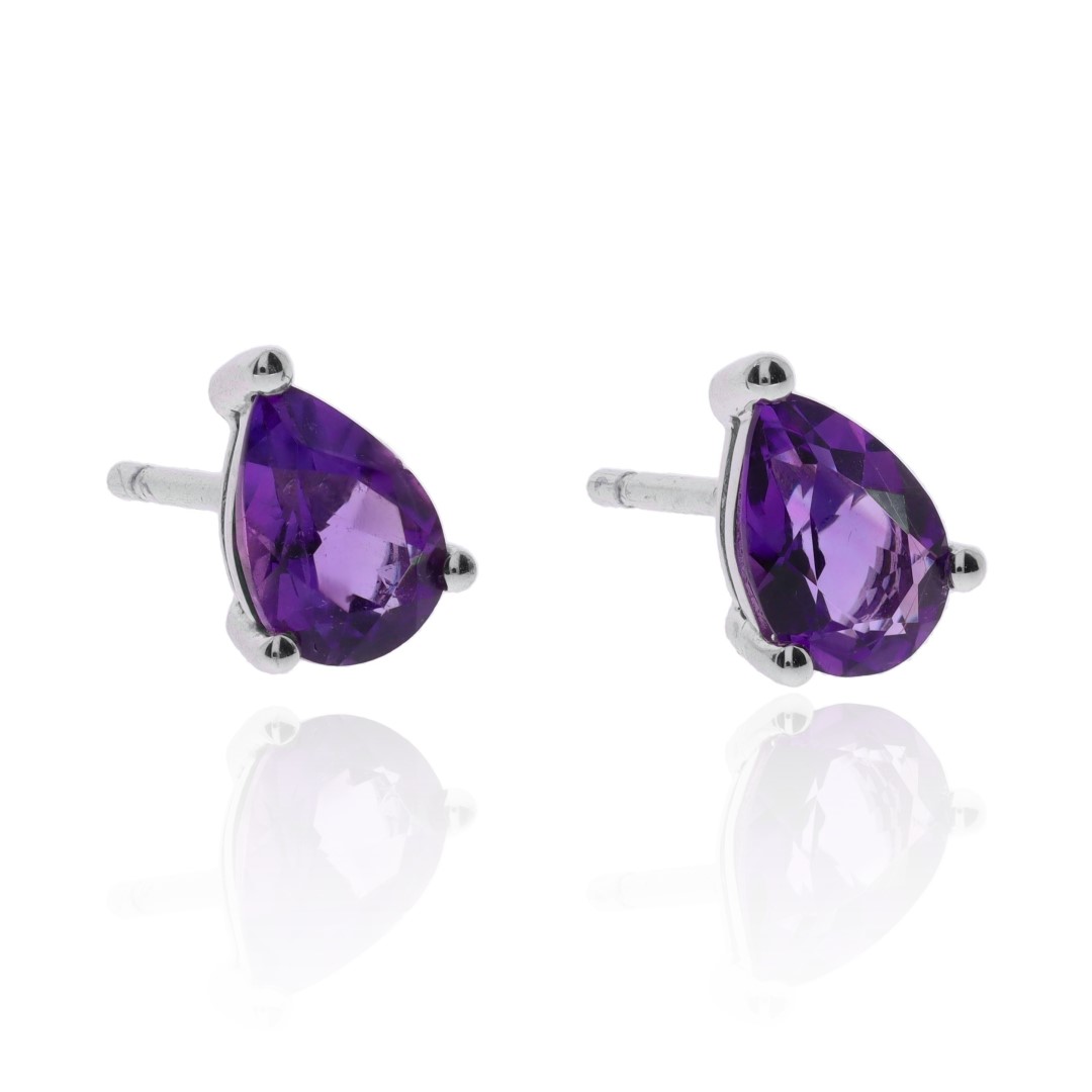 Amethyst Purple Earrings Heidi Kjeldsen Jewellers ER1951 front 2