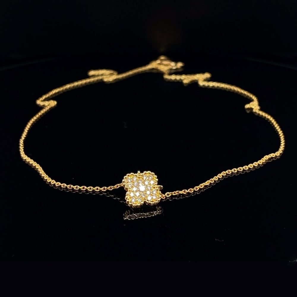 Diamond Pave Set Necklace By Heidi Kjeldsen Jewellery NL1213 on black