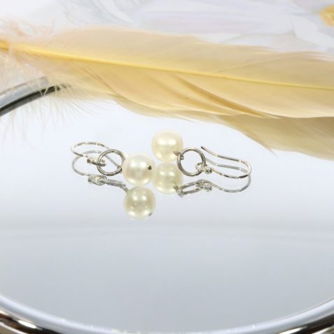 Cultured Pearl Drop Earrings By Heidi Kjeldsen Jewellery ER2488 Still