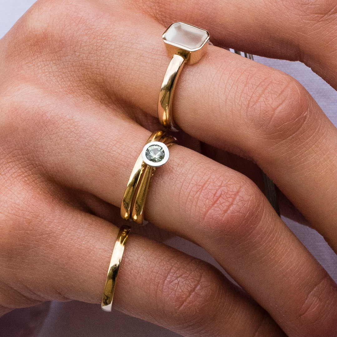 Yellow Gold Wedding Ring By Heidi Kjeldsen Jewellery R1538 model
