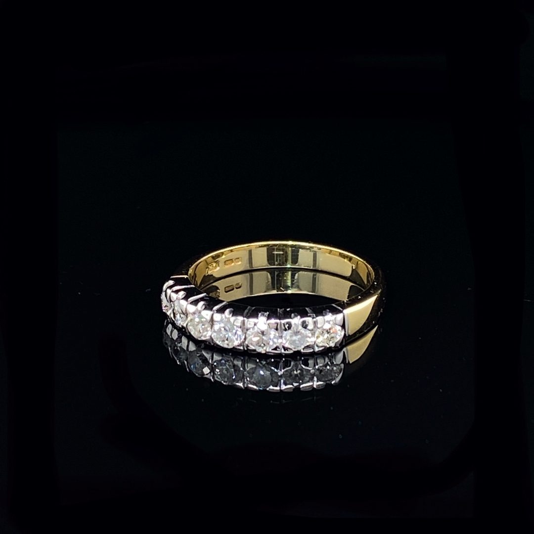 Gorgeous Diamond Eternity Ring by Heidi Kjeldsen Jewellery R1579 on black