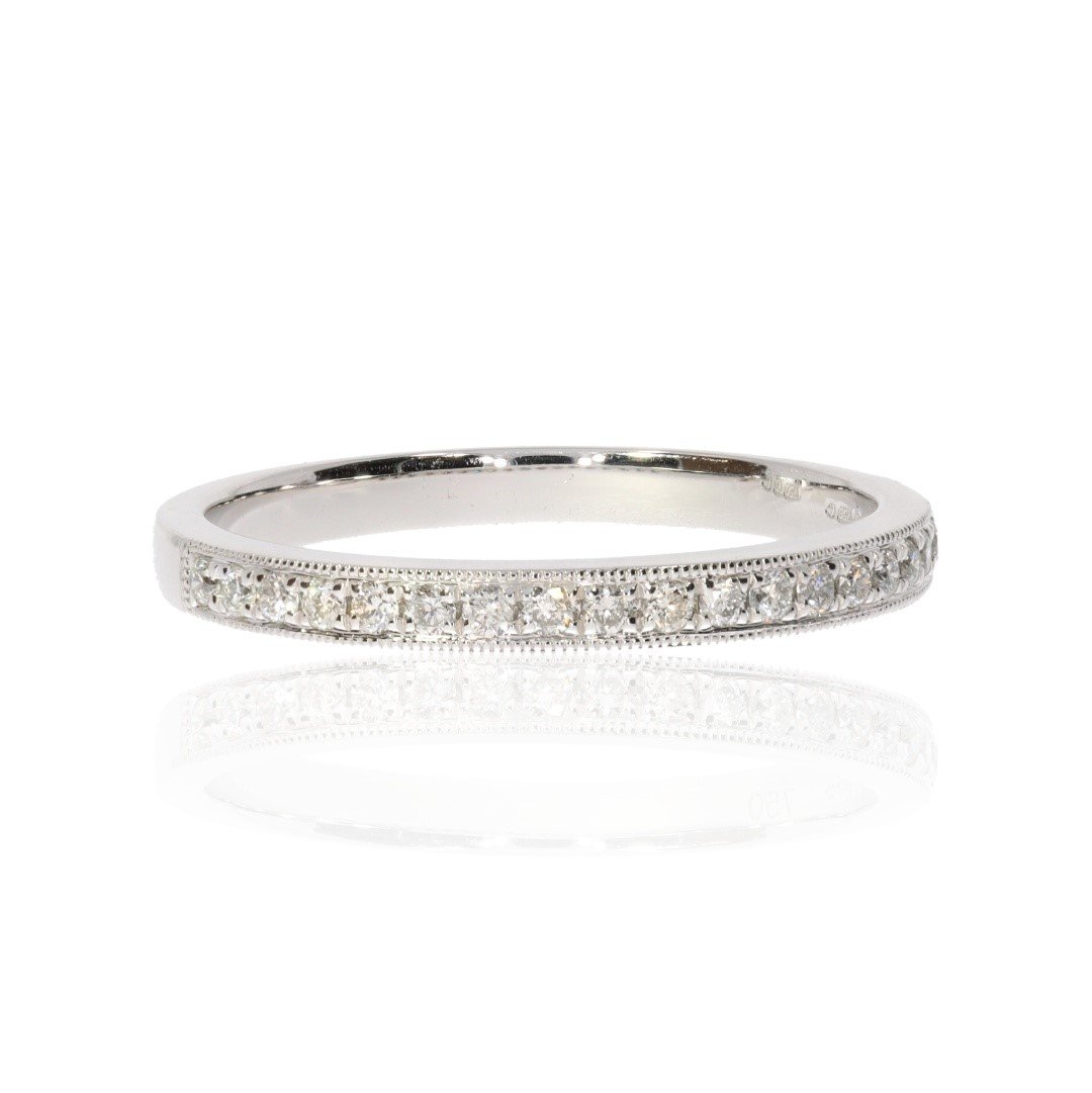 Elegant Diamond Eternity Ring By Heidi Kjeldsen Jewellery R1637 Front View