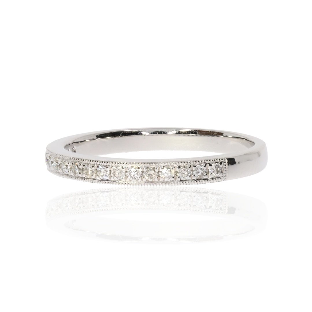 Elegant Diamond Eternity Ring By Heidi Kjeldsen Jewellery R1637 Side View