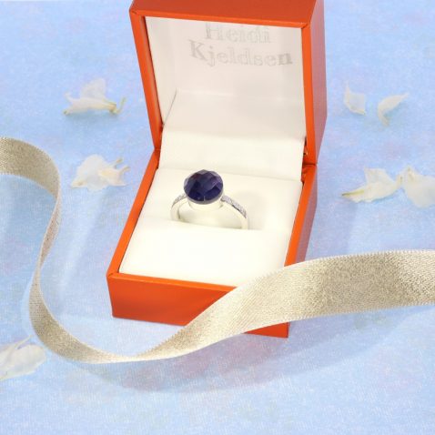 Shimmering Water Sapphire and Diamond Ring By Heidi Kjeldsen Jewellery R1665 still