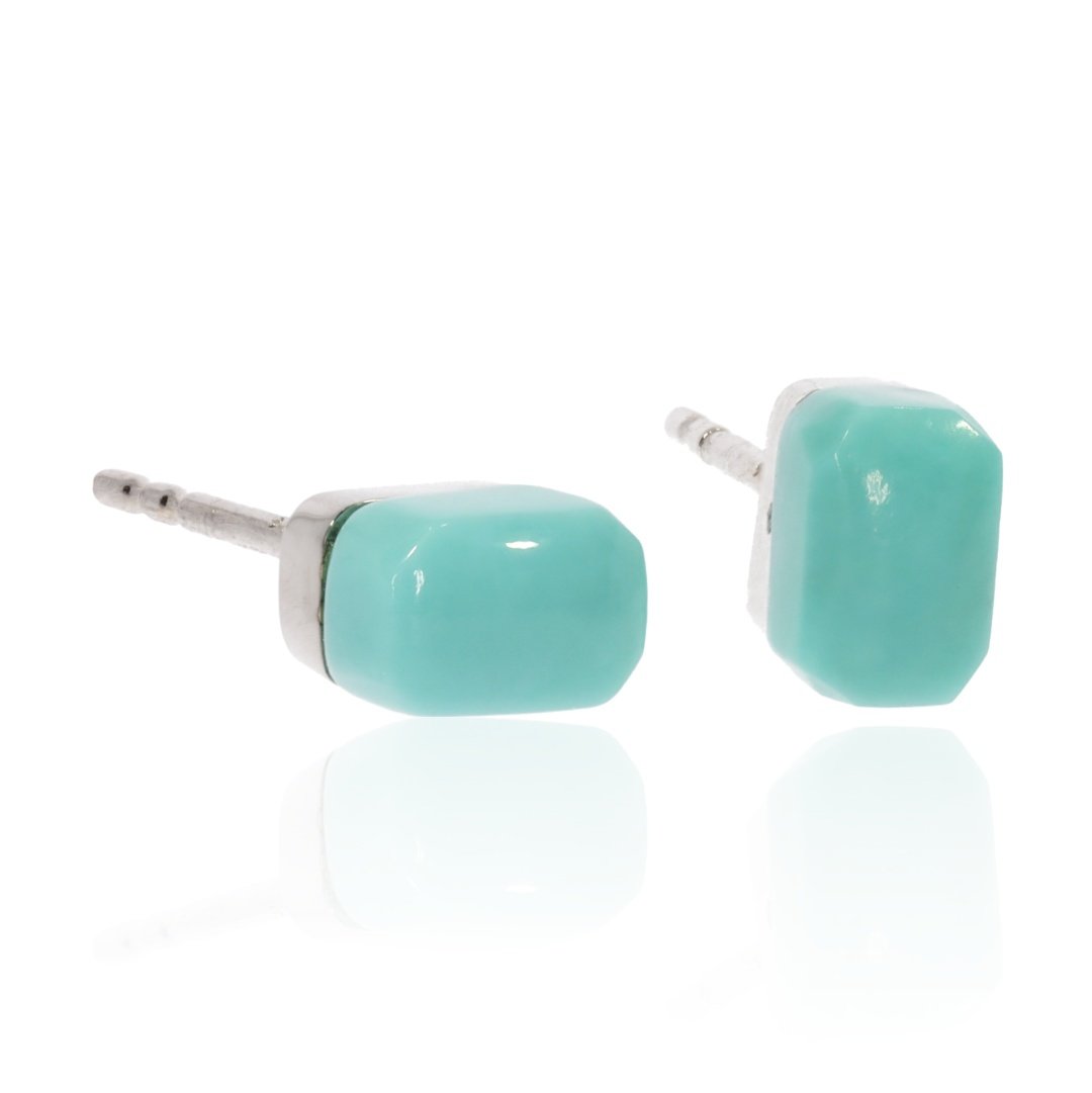 Turquoise Agate Earrings By Heidi Kjeldsen Jewellery ER2551 Front