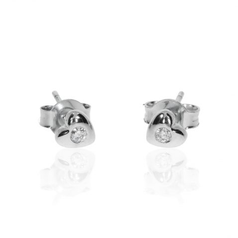 Diamond Heart Earrings By Heidi Kjeldsen Jewellers ER4693 Front