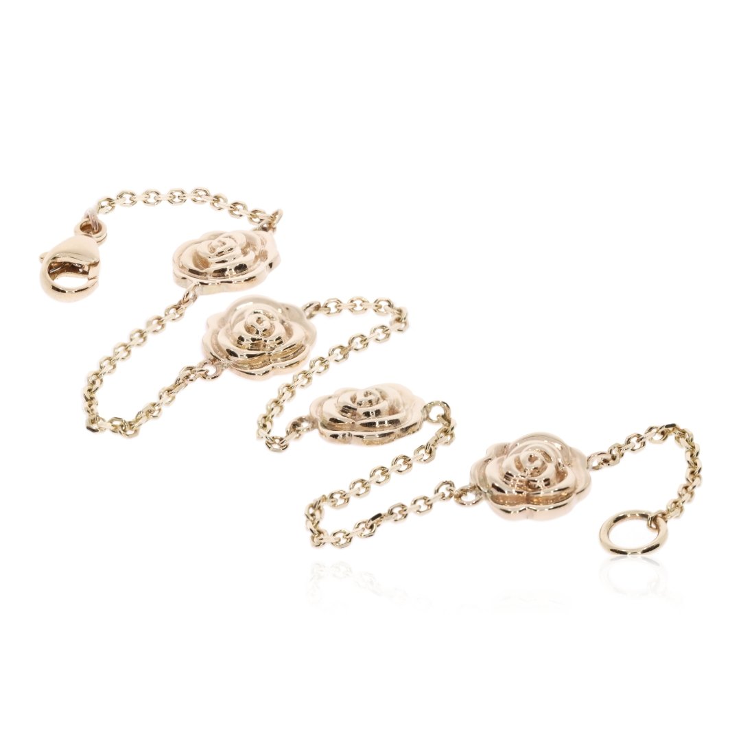 Gold Rose Bracelet By Heidi Kjeldsen Jewellers BL1377 Long View