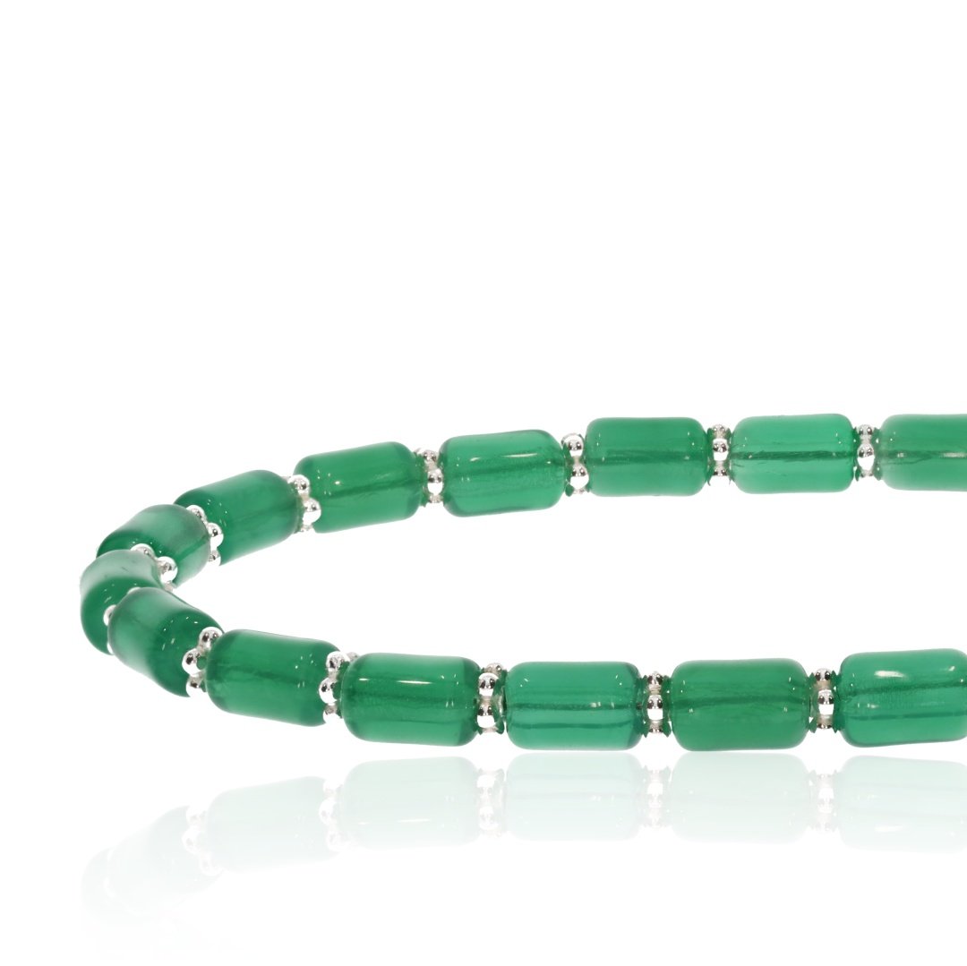 Green Glass Bracelet By Heidi Kjeldsen Jewellers BL1378 side
