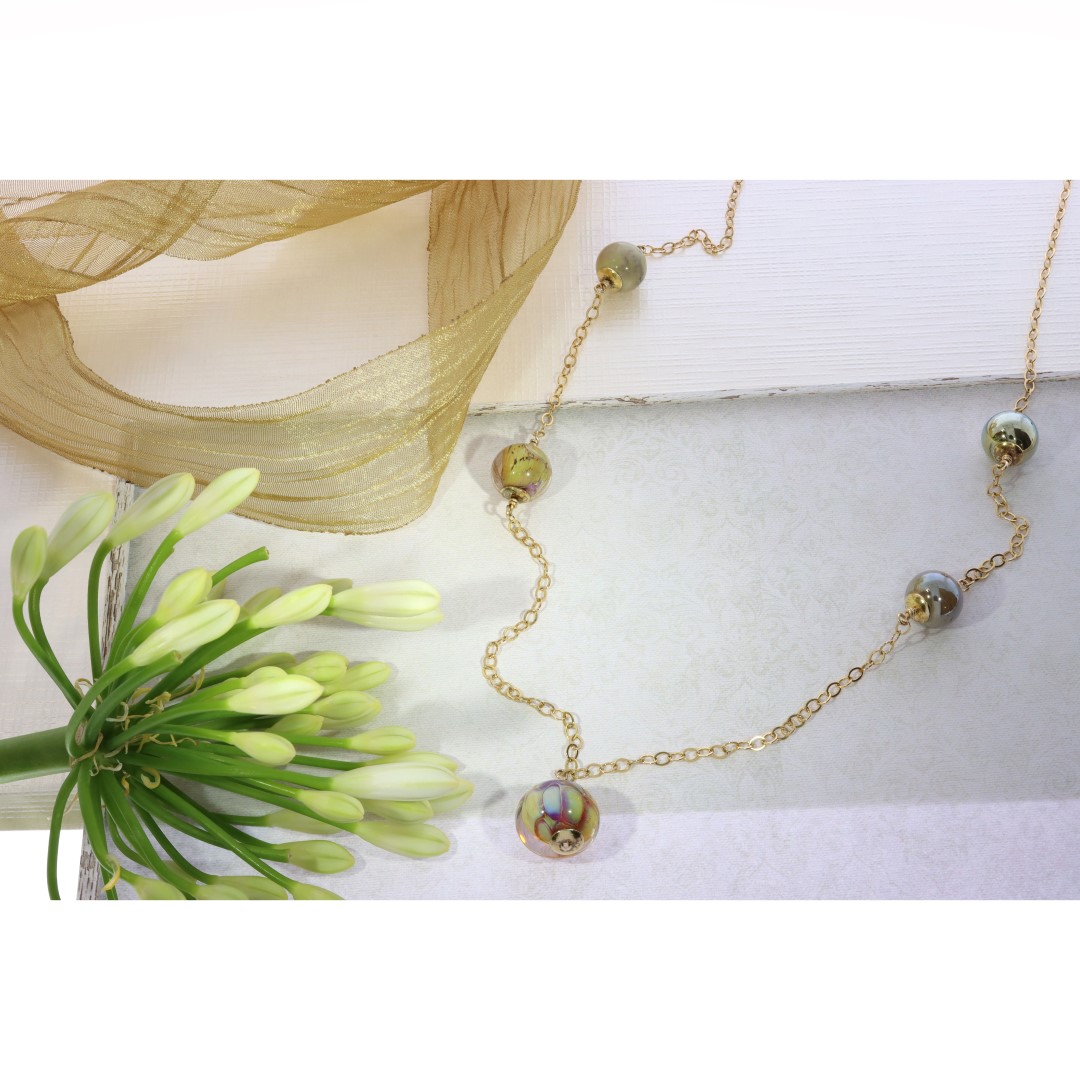 Murano Glass Necklace By Heidi Kjeldsen Jewellery NL1296 still