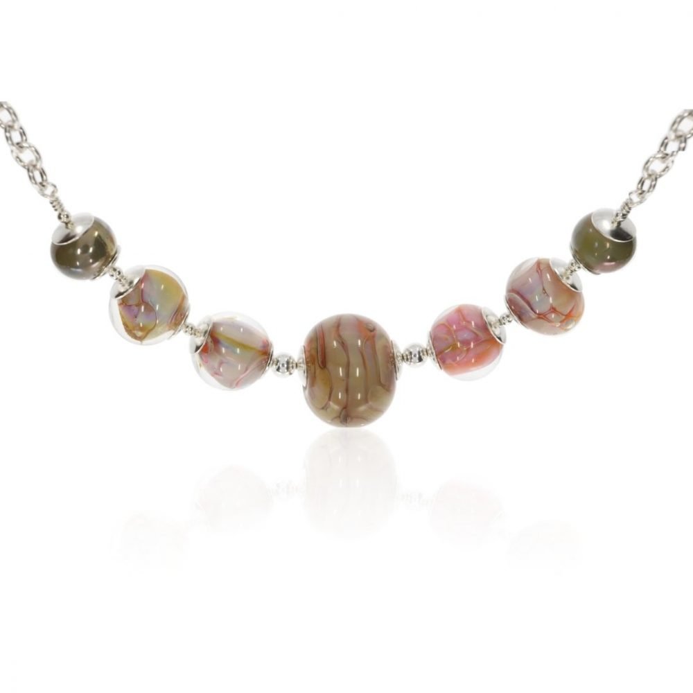 Murano Glass Necklace By Heidi Kjeldsen Jewellery NL129 Front