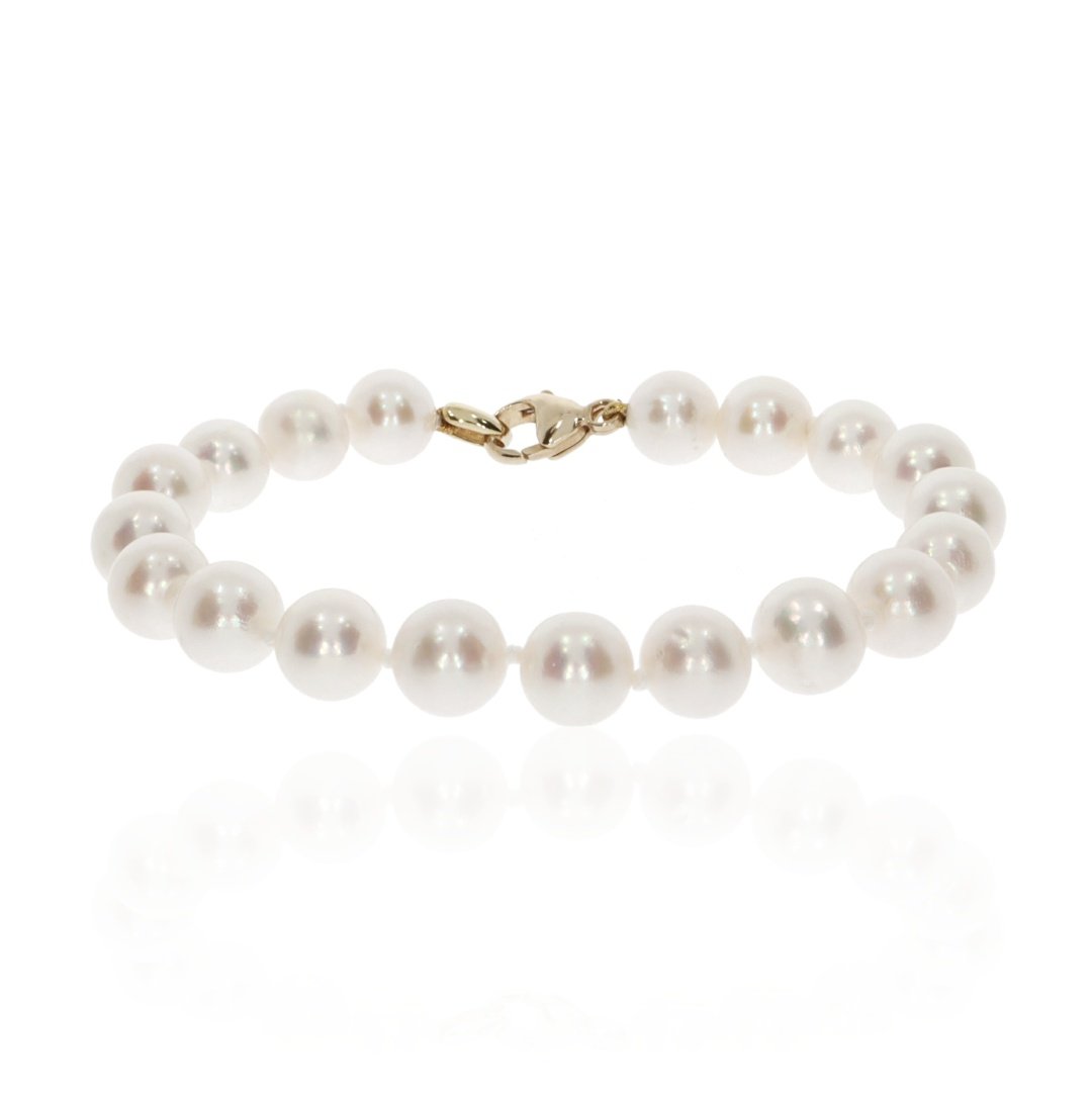Akoya Cultured Pearl Bracelet By Heidi Kjeldsen Jewellery BL0093 Flat