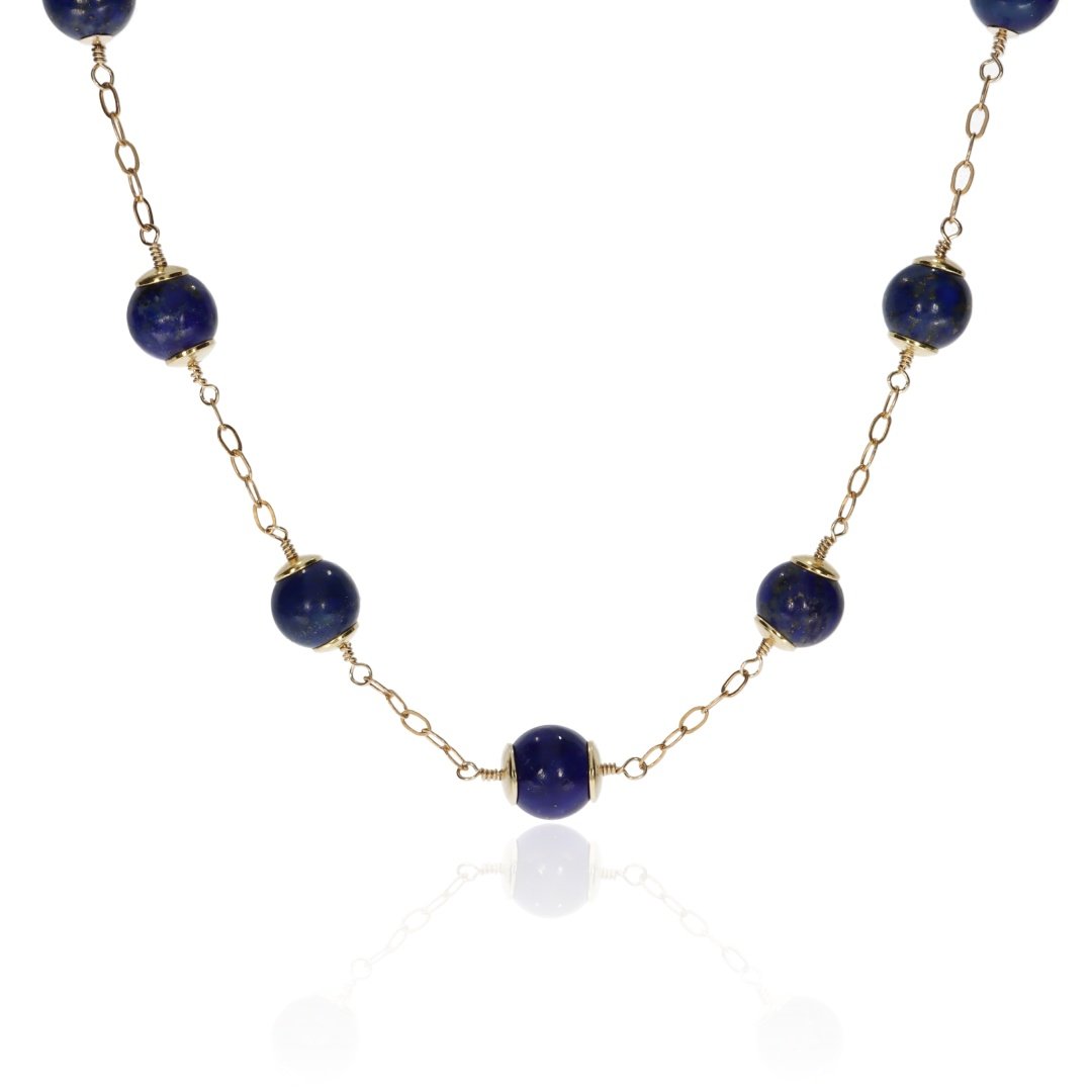 Elegant Lapis Lazuli Necklace