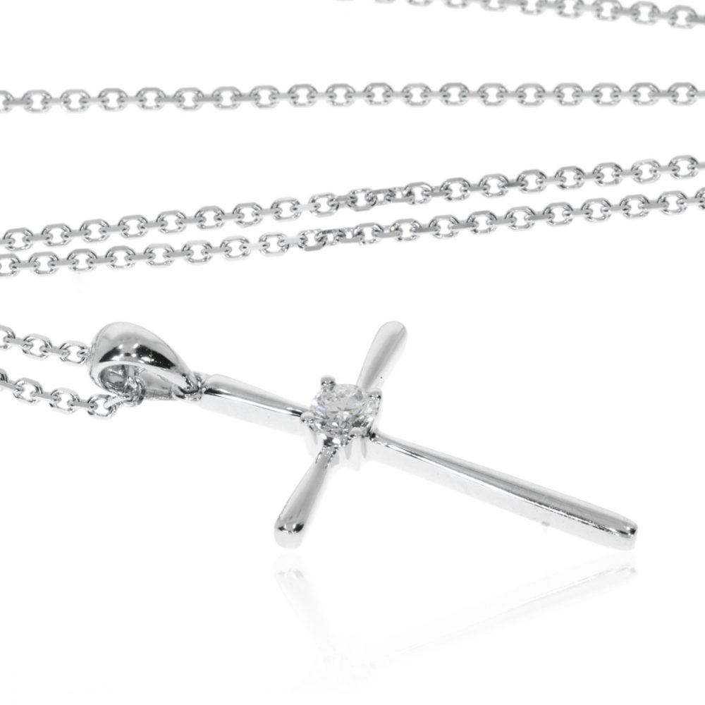 Diamond Cross By Heidi Kjeldsen Jewellery P1465 Side