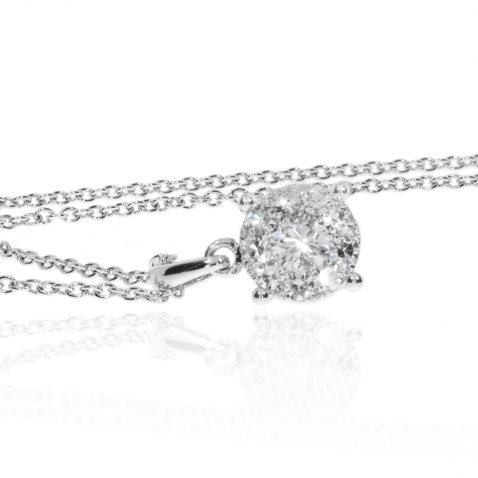 Diamond Pendant By Heidi Kjeldsen Jewellery P1404 Side
