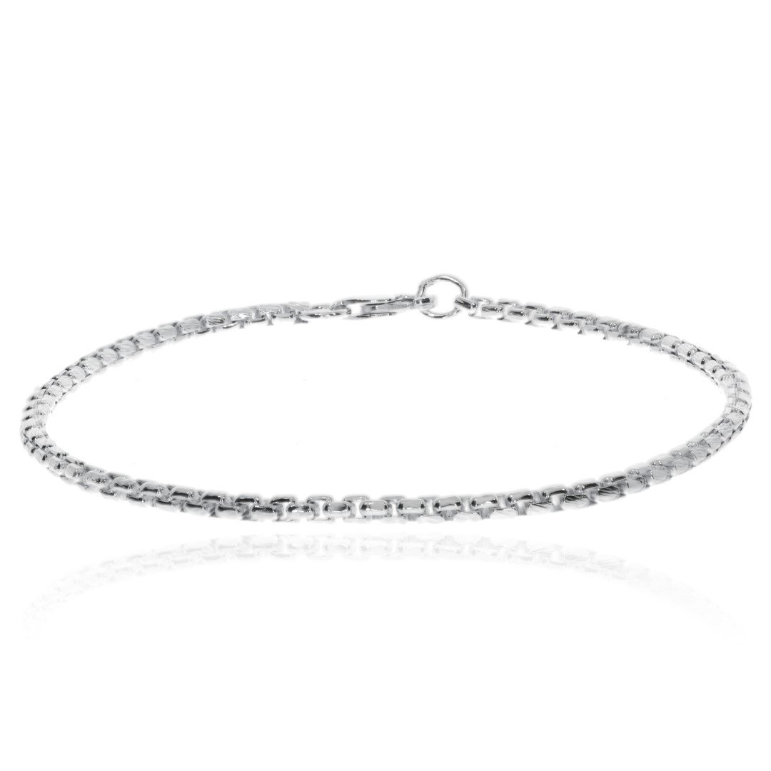Pretty Silver Bracelet By Heidi Kjeldsen Jewellery BL1317 Flat