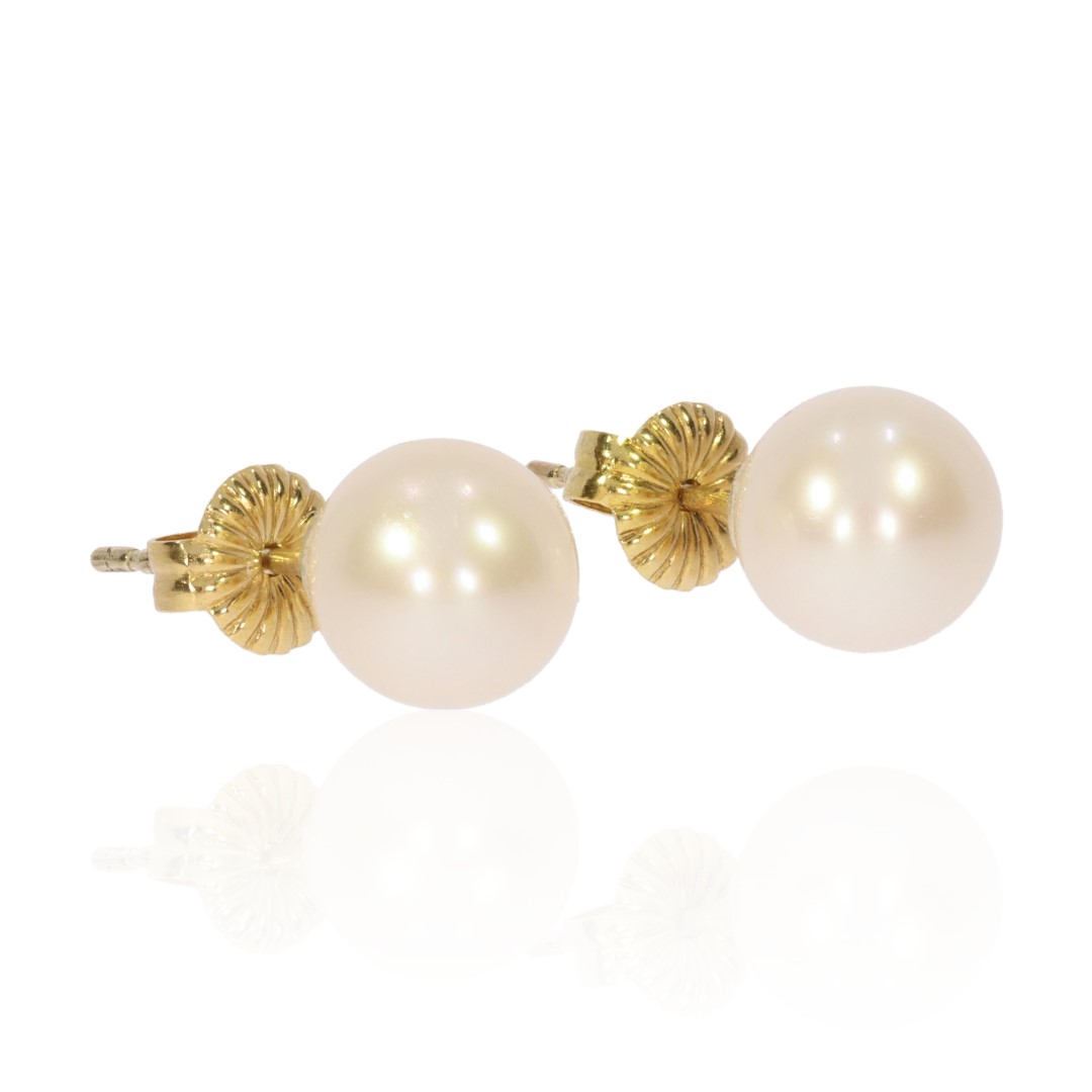 White Cultured Pearl Earrings Heidi Kjeldsen Jewellery ER2323