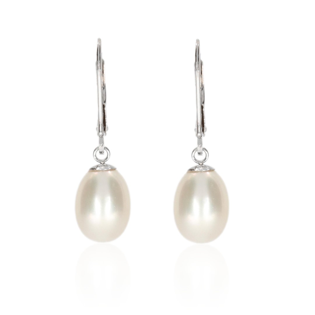 Pearl Drop Earrings By Heidi Kjeldsen Jewellery ER2447 Front