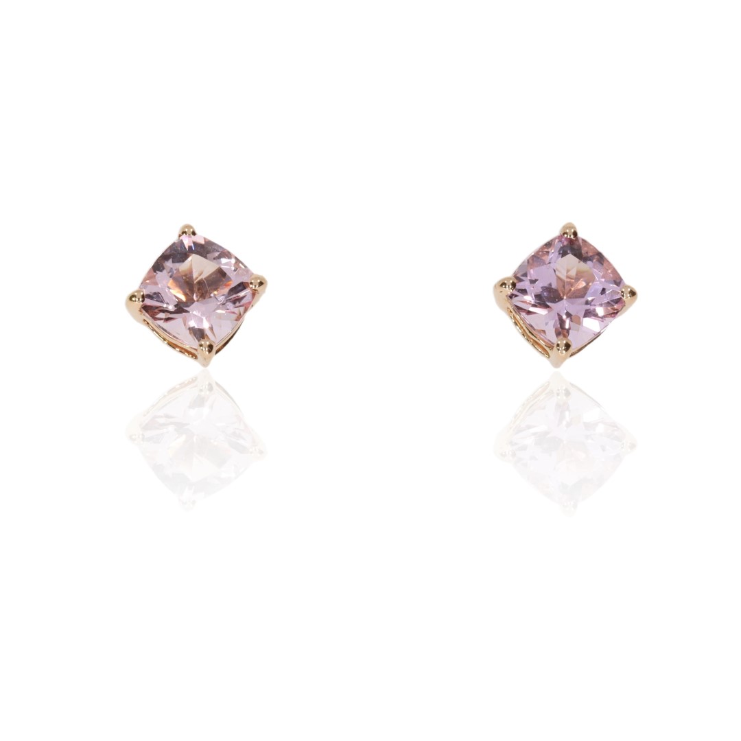 Pink Morganite Earrings By Heidi Kjeldsen Jewellery ER2549 Front