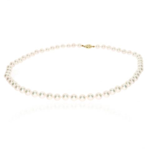 Akoya Pearl Necklace By Heidi Kjeldsen Jewellers NL1216 Flat