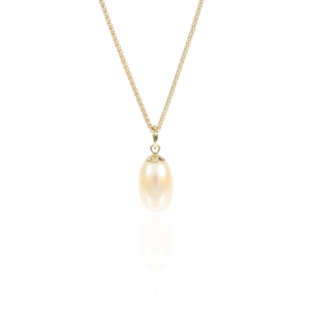 Cultured Pearl Pendant By Heidi Kjeldsen Jewellers P1503 Front