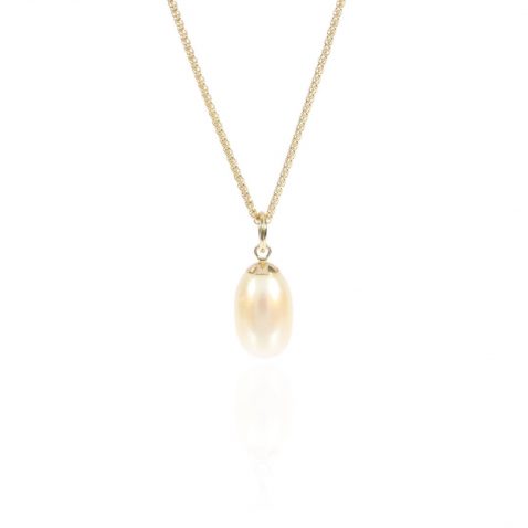 Cultured Pearl Pendant By Heidi Kjeldsen Jewellers P1503 Front