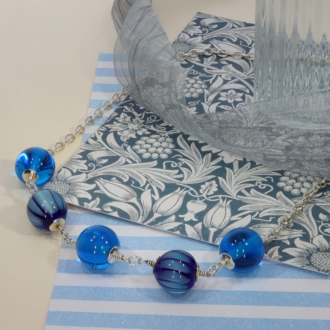 Blue Murano Glass By Heidi Kjeldsen Jewellery NL1256 still