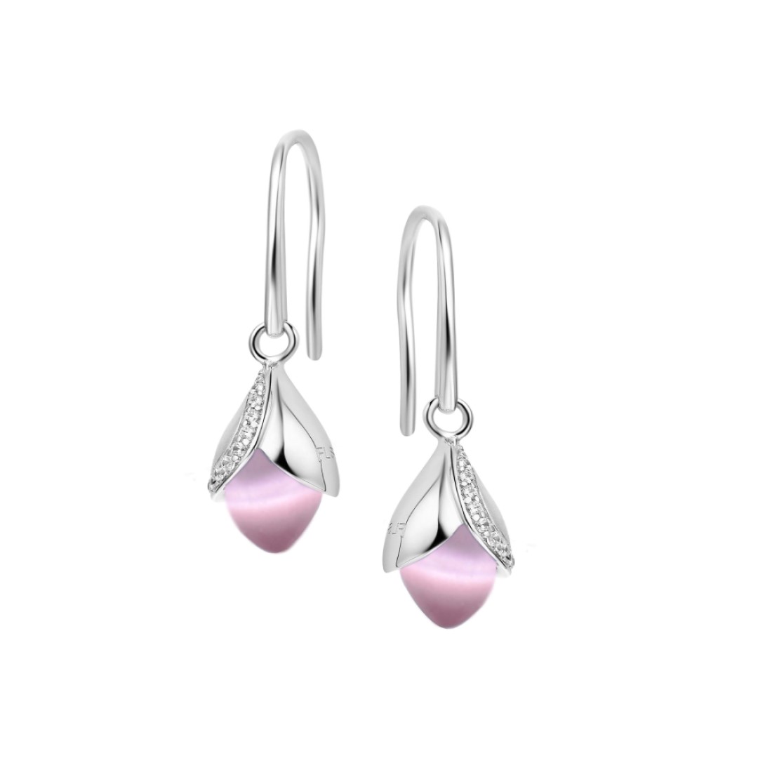 Pretty Pair of Pink Earrings From Fei Liu’s Magnolia Collection