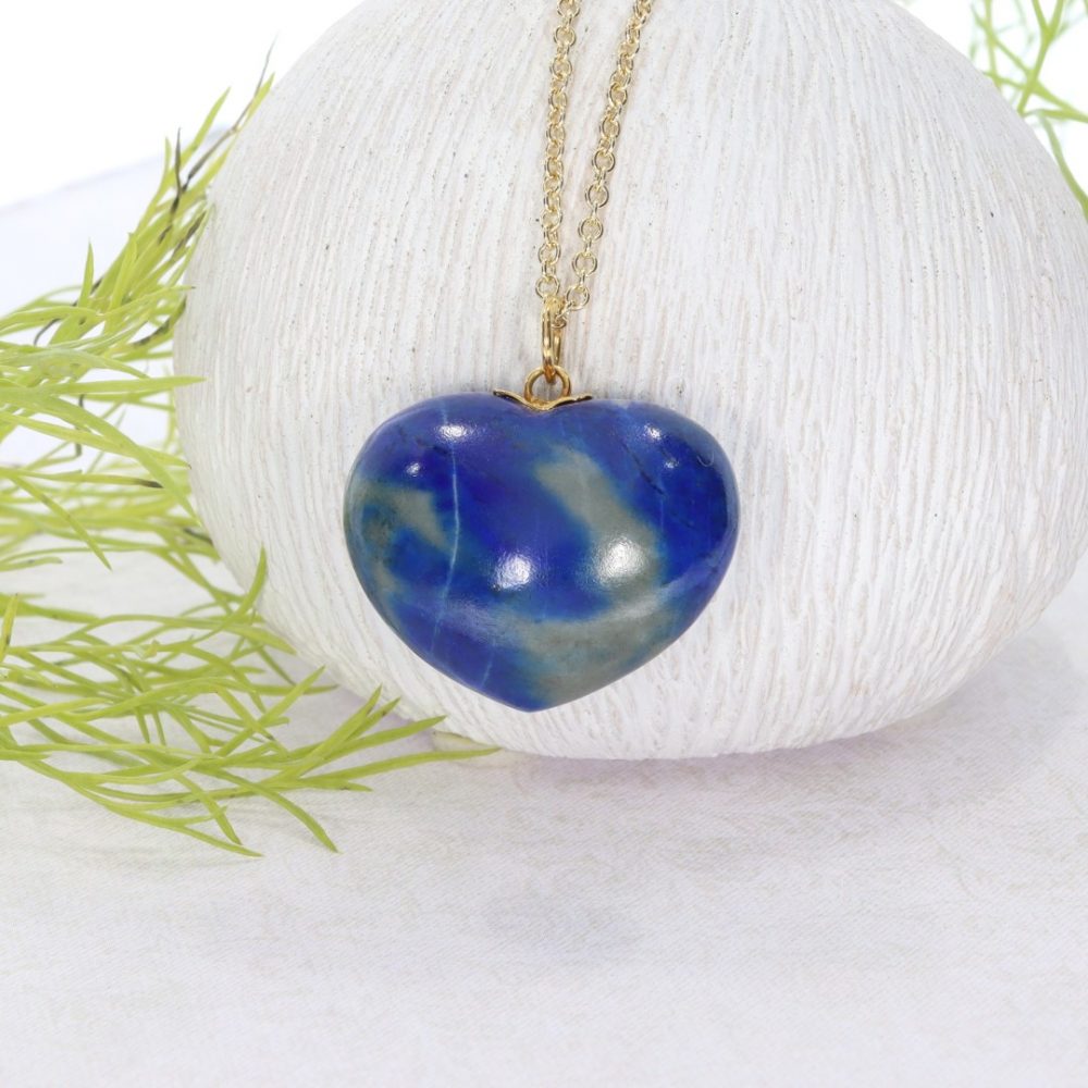Lapis Lazuli Heart Pendant Heidi Kjeldsen Jewellery P1528 still