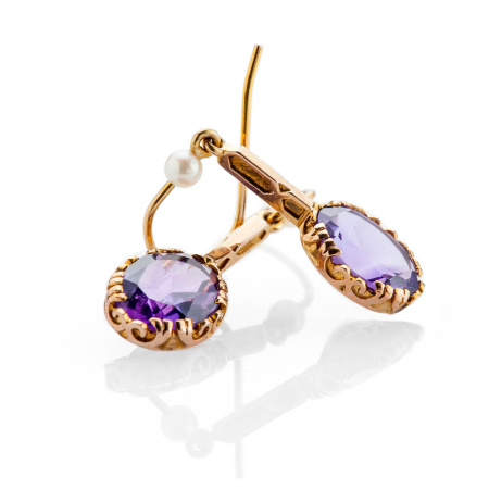 Heidi-Kjeldsen-Stylish-Deep-Purple-Natural-Amethyst-Cultured-Pearls-And-Gold-Drop-Earrings-ER1602-3.jpg